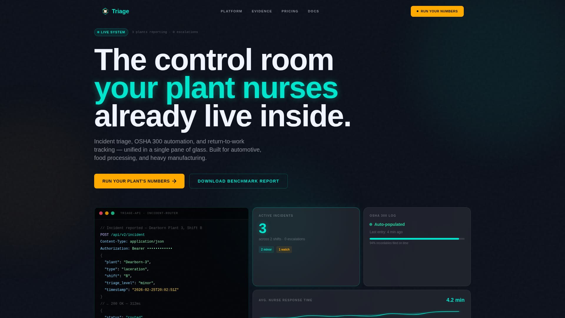 Manufacturing Software Professional Website Template