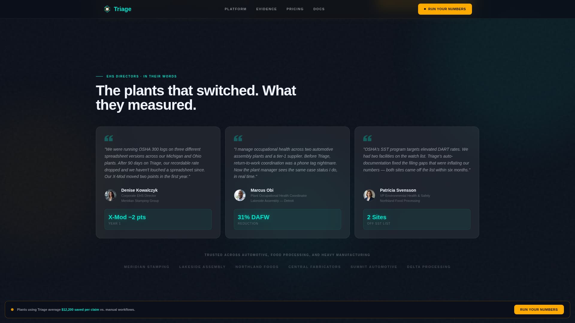 Manufacturing Software Professional Website Template