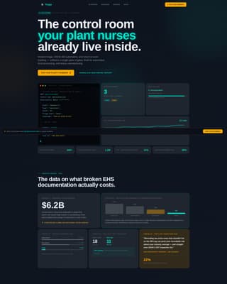 Manufacturing Software Professional Website Template