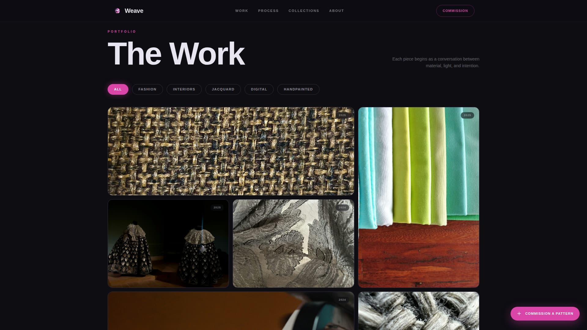 3D & Product Design Portfolio Portfolio Website Template