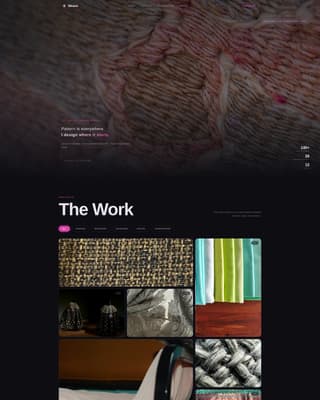 3D & Product Design Portfolio Portfolio Website Template