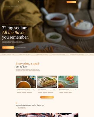 Savor - Vibrant Mealdelivery Landing Page Template
