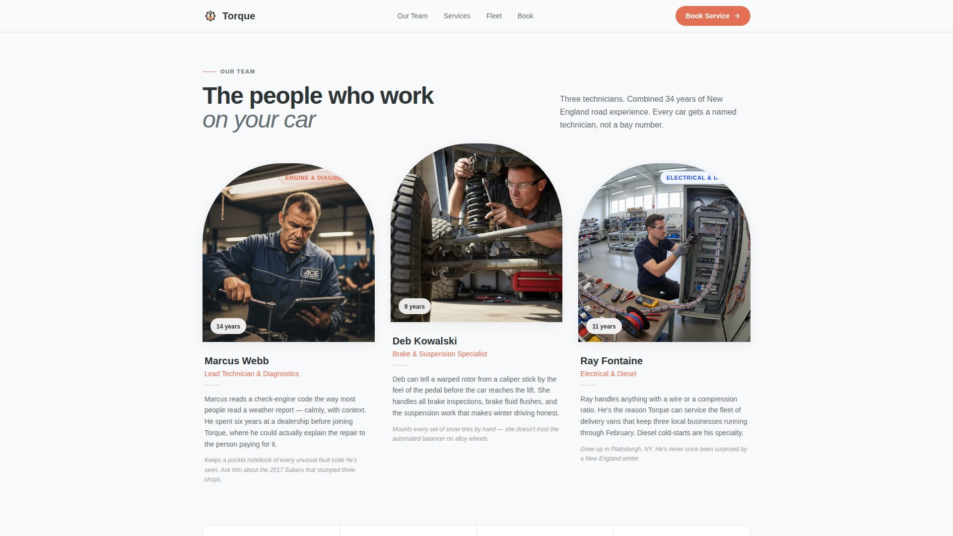 Apex — Certified Vehicle Maintenance Landing Page Template