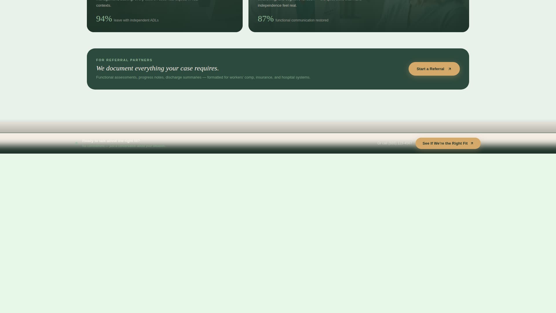 Haven - Restorative Independentliving Landing Page Template