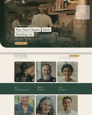 Haven - Restorative Independentliving Landing Page Template