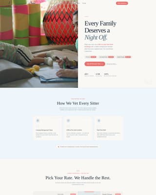 Steadfast — Professional Childwatch Landing Page Template