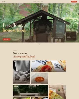 Plancha — Luxe Minimal Mexican Food Truck Landing Page Template