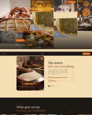 Middle Eastern Cuisine & Dining Online Professional Website Template