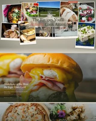 Mediterranean Diet Food & Dining Blog Website Template