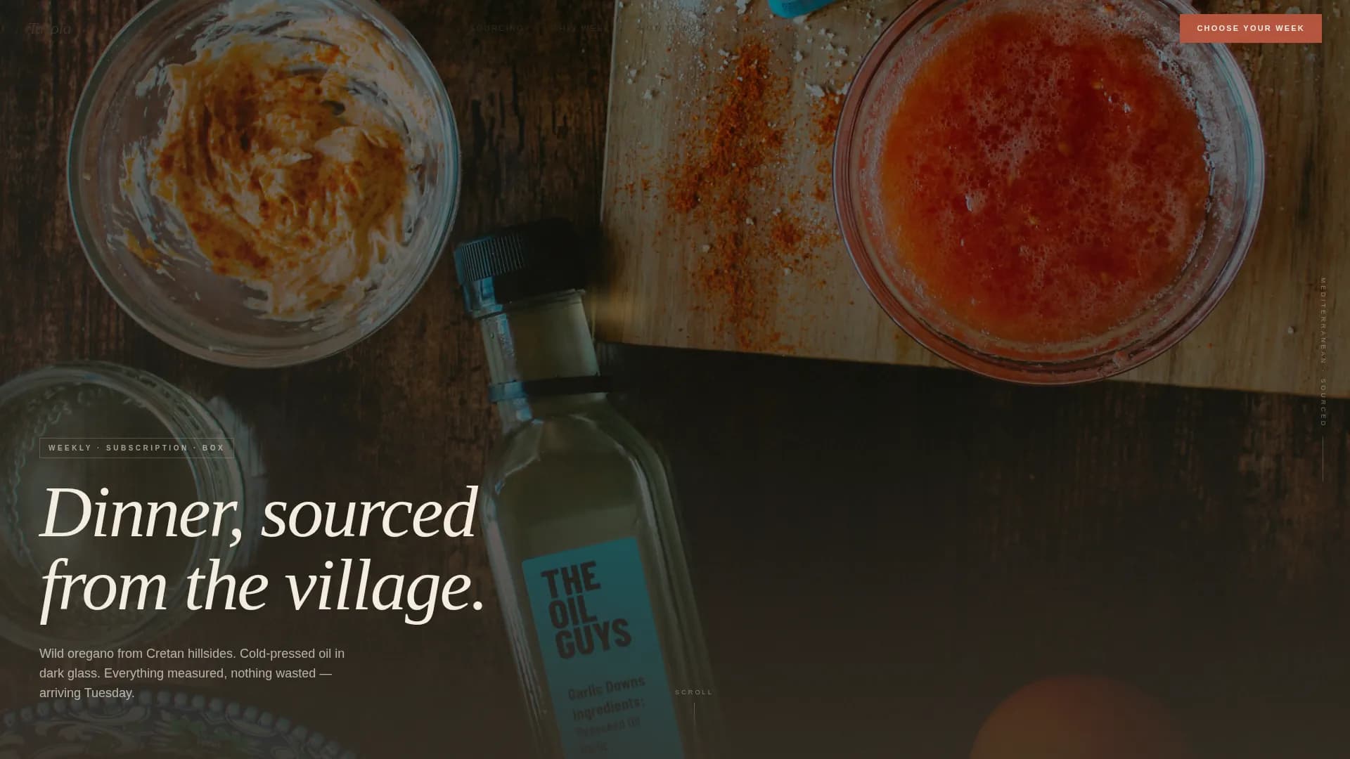 Taverna — Artisan Mediterranean Kit Landing Page Template