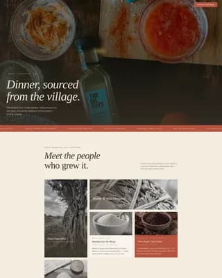 Taverna — Artisan Mediterranean Kit Landing Page Template