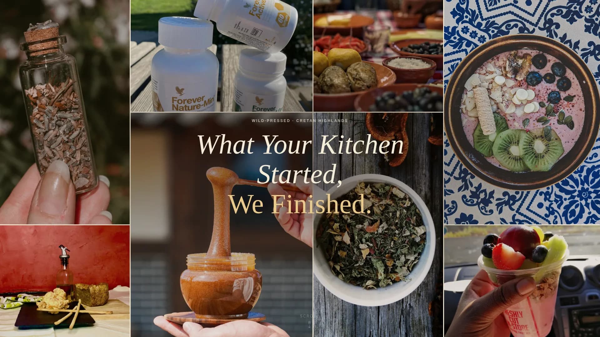 Palate — Mediterranean Wellness Event Landing Page Template