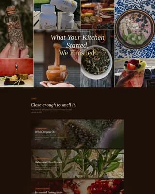 Palate — Mediterranean Wellness Event Landing Page Template