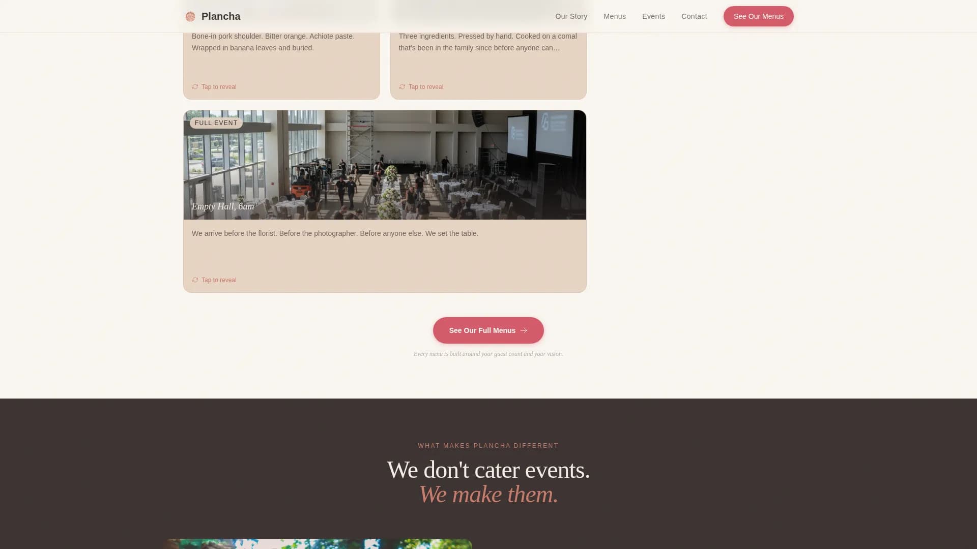 Cocina — Premium Mexican Catering Landing Page Template