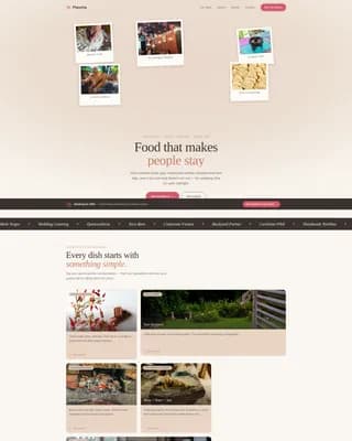 Cocina — Premium Mexican Catering Landing Page Template