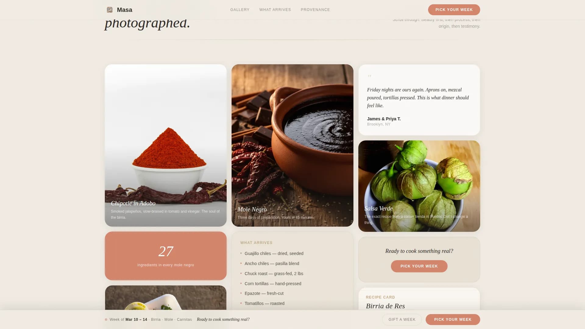 Sabor — Artisan Mexican Delivery Landing Page Template