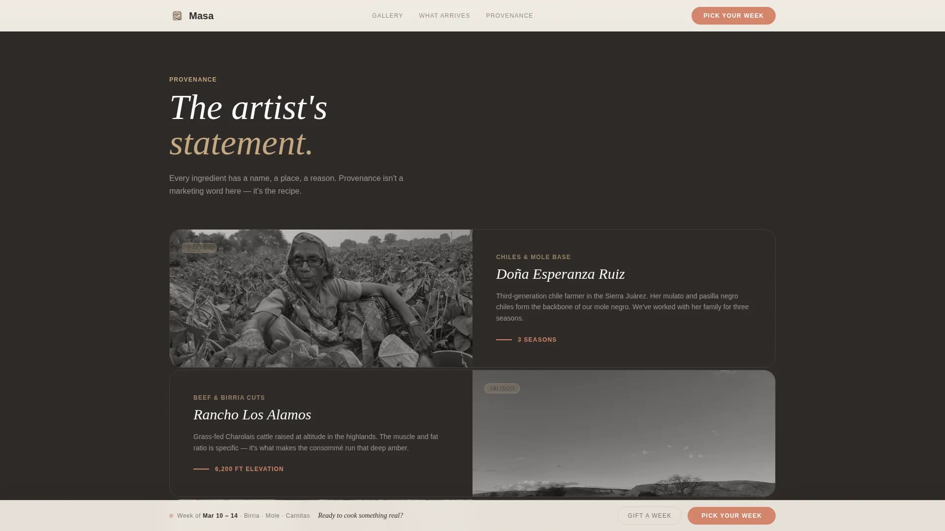 Sabor — Artisan Mexican Delivery Landing Page Template