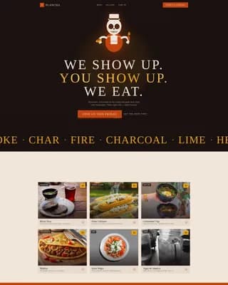 Plancha — Artisan Mexican Restaurant Landing Page Template