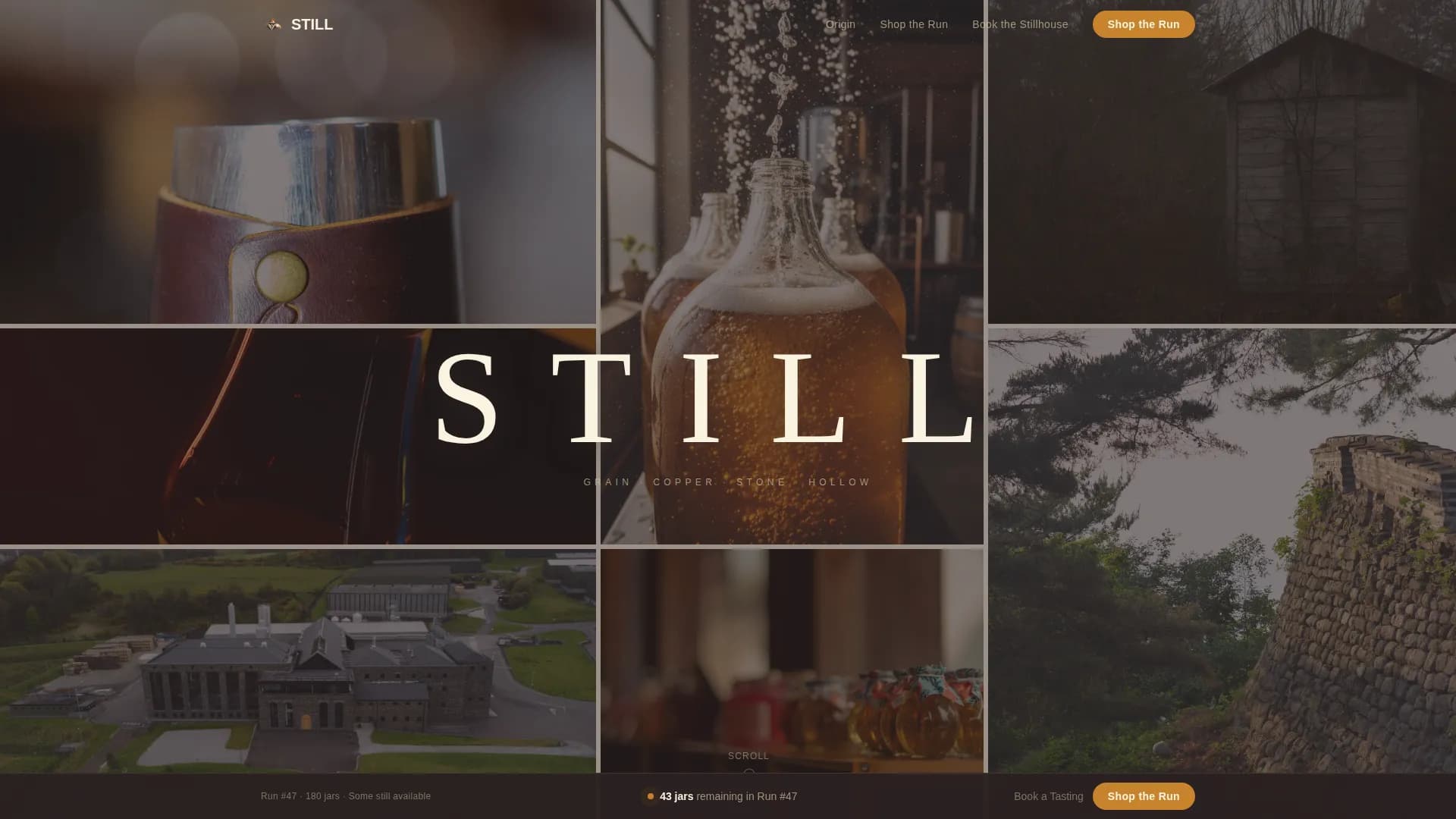 Still — Craft Distillery Landing Page Template