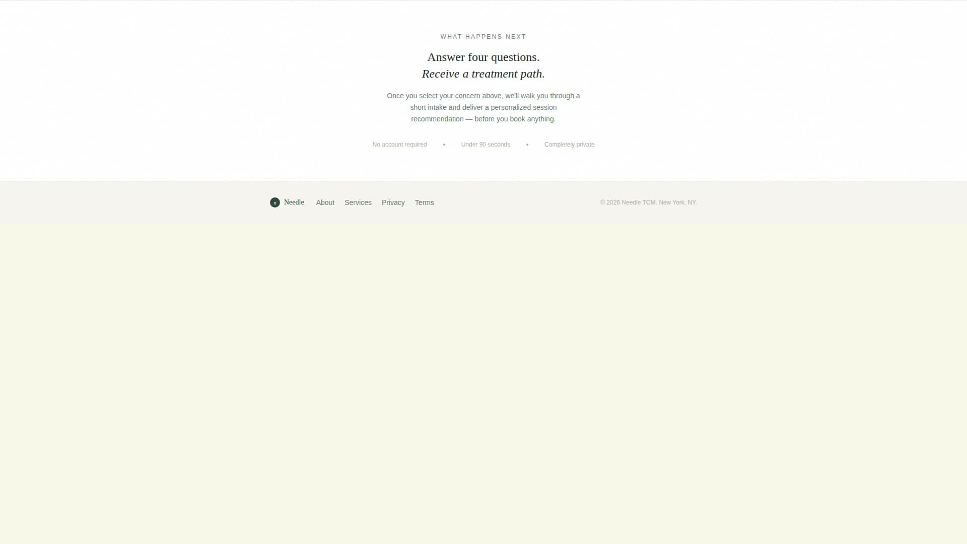 Needle - Trusted Acupuncture Landing Page Template