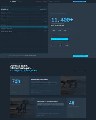 Transit - Precision Liveanimal Landing Page Template