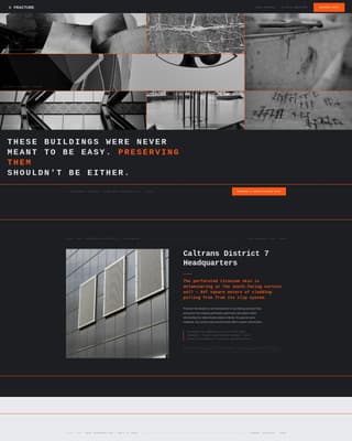 Deconstructivist Architecture Pre-Launch Website Template