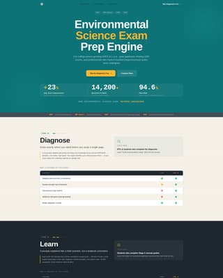 Terra — Intelligent Environmental Science Landing Page Template