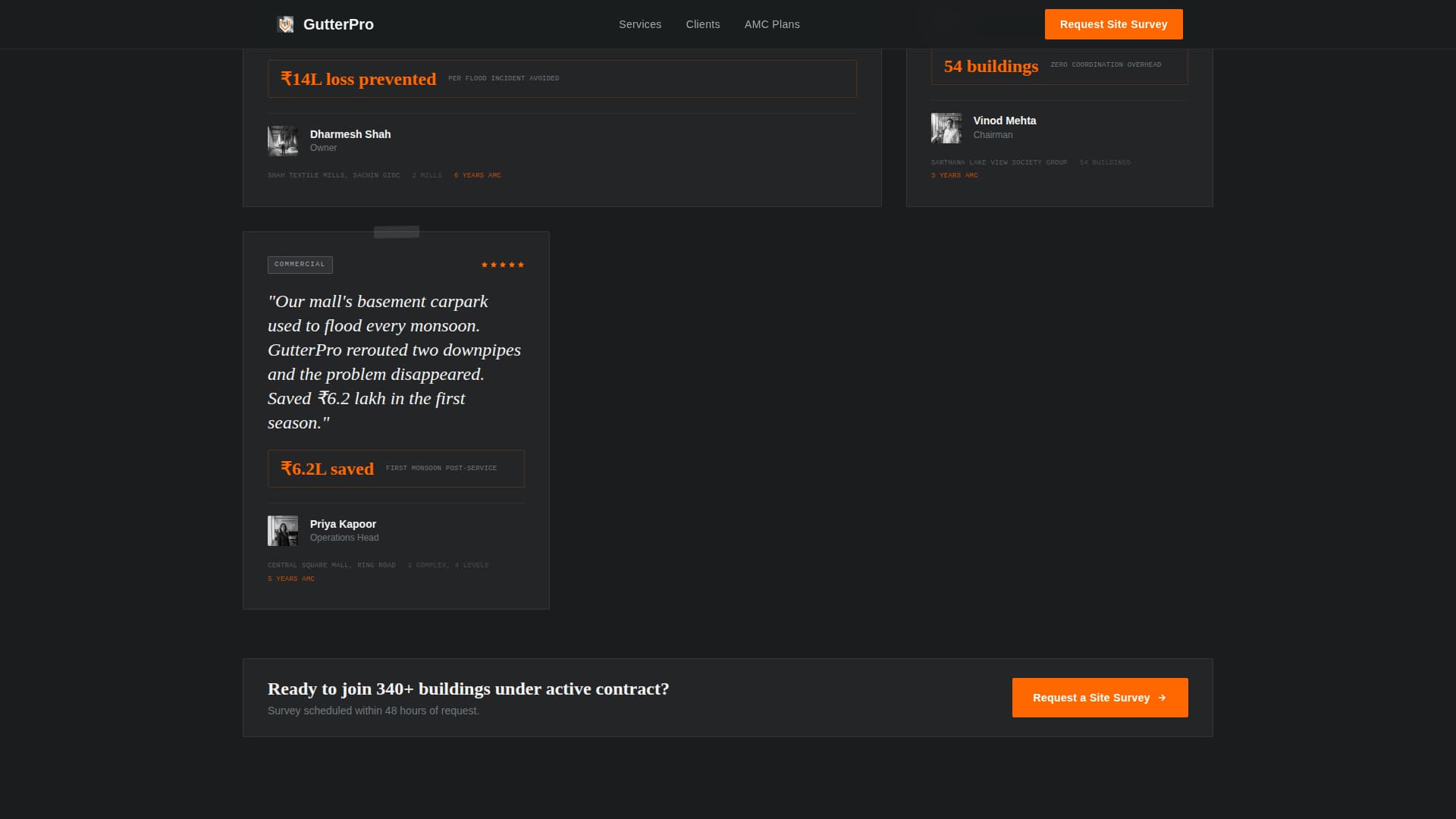 Gutterpro - Industrial Drainage Landing Page Template