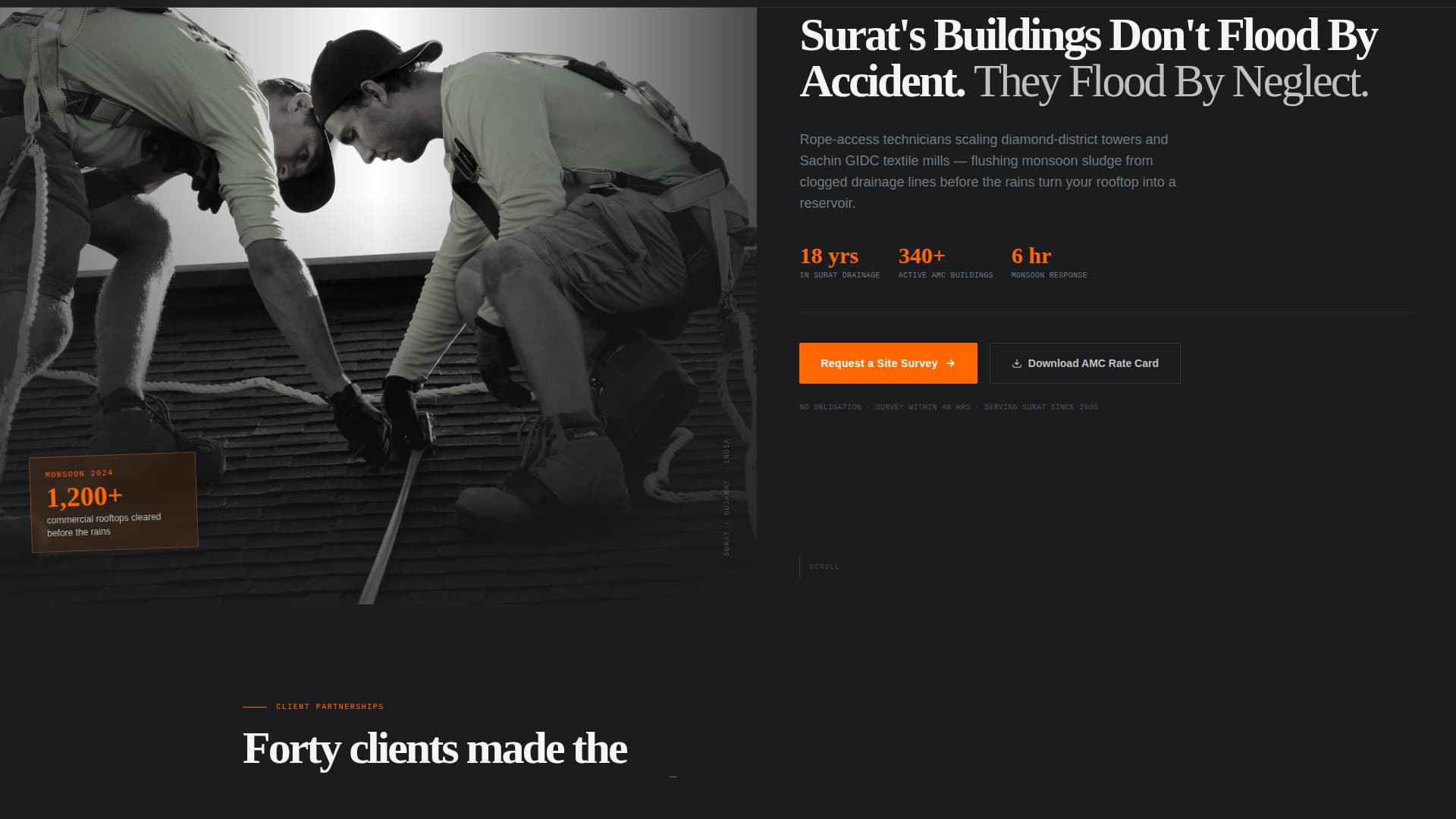 Gutterpro - Industrial Drainage Landing Page Template