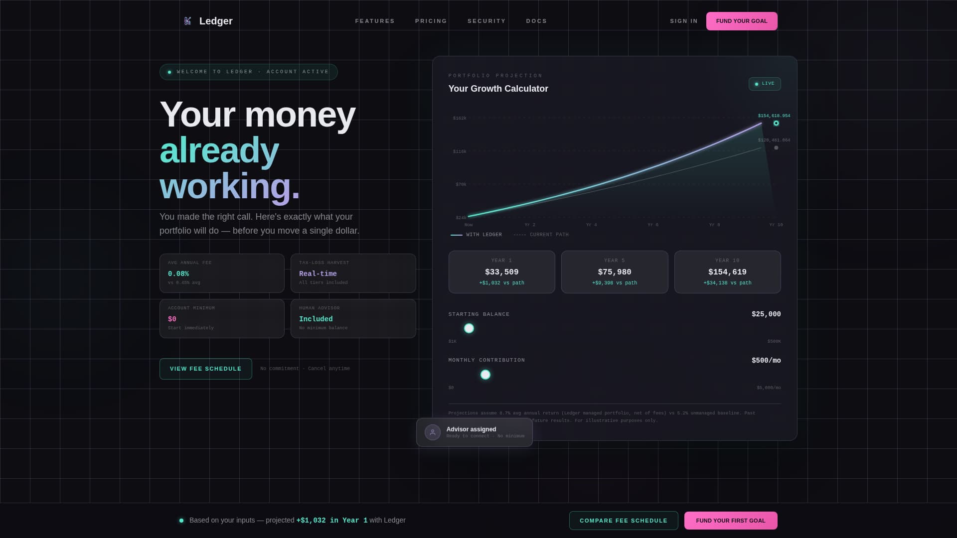 Vault — Authoritative Accounting Services Landing Page Template