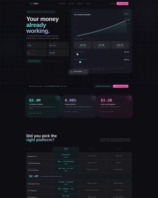 Vault — Authoritative Accounting Services Landing Page Template