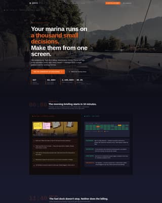 Berth - Powerful Marina Management Landing Page Template