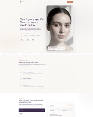 Lupus Care Professional Website Template