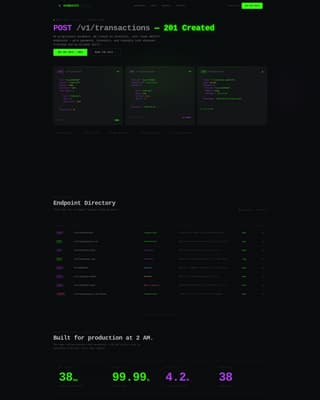 Gateway — Powerful API-First Landing Page Template
