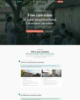 Catalyst - Trusted Healthcareaccess Landing Page Template