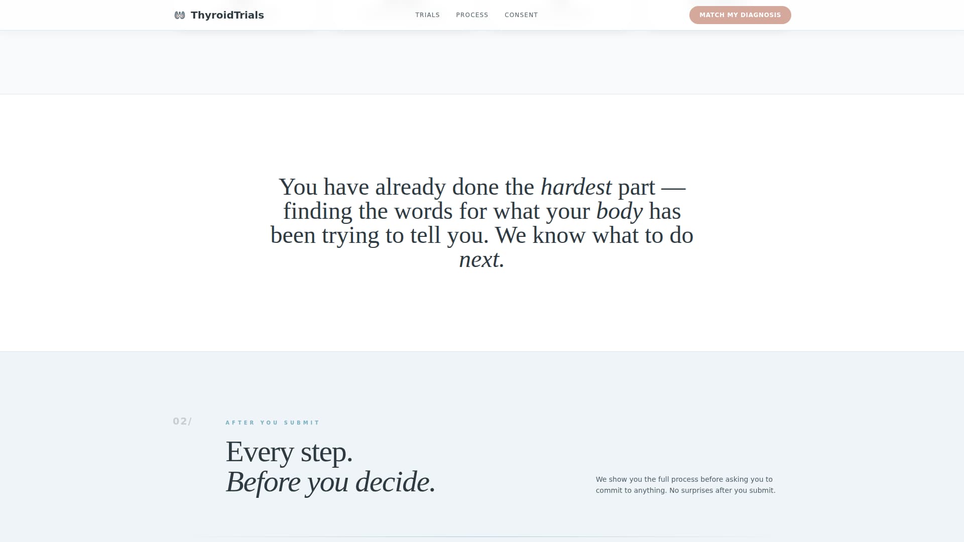 Thyroid Disorder Care Reviews Website Template