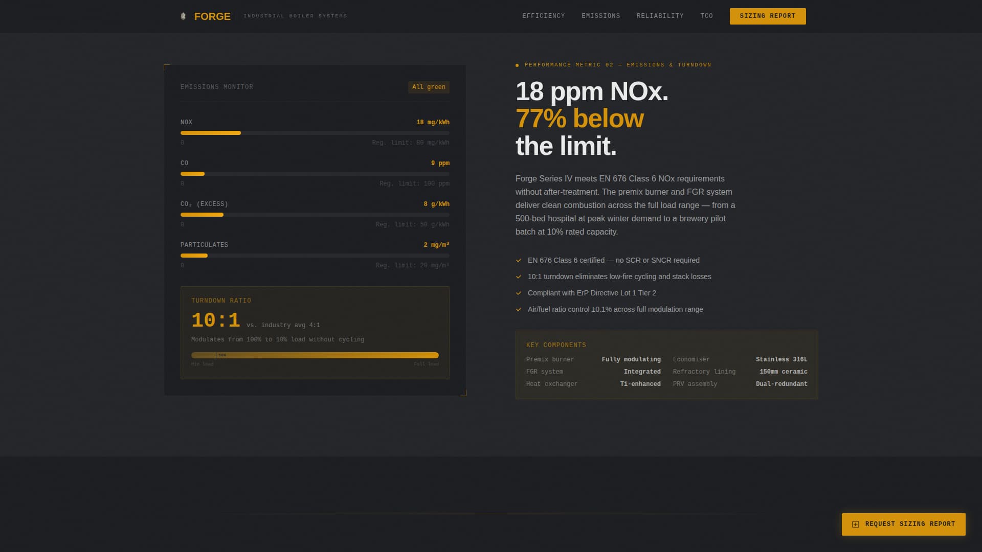 Forge - Precision Boiler Landing Page Template