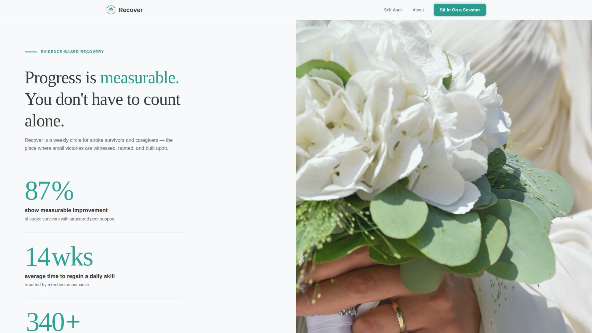 Stroke Recovery Care Professional Website Template