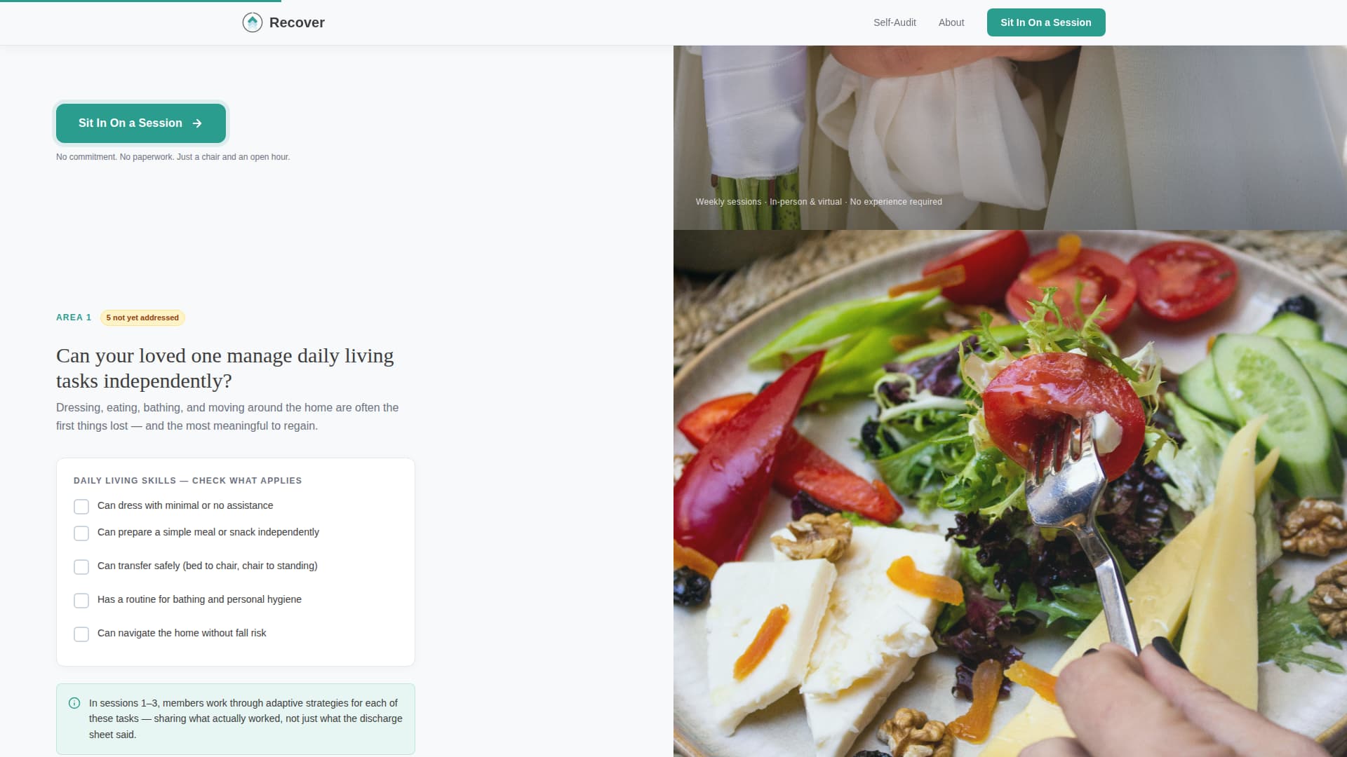 Stroke Recovery Care Professional Website Template