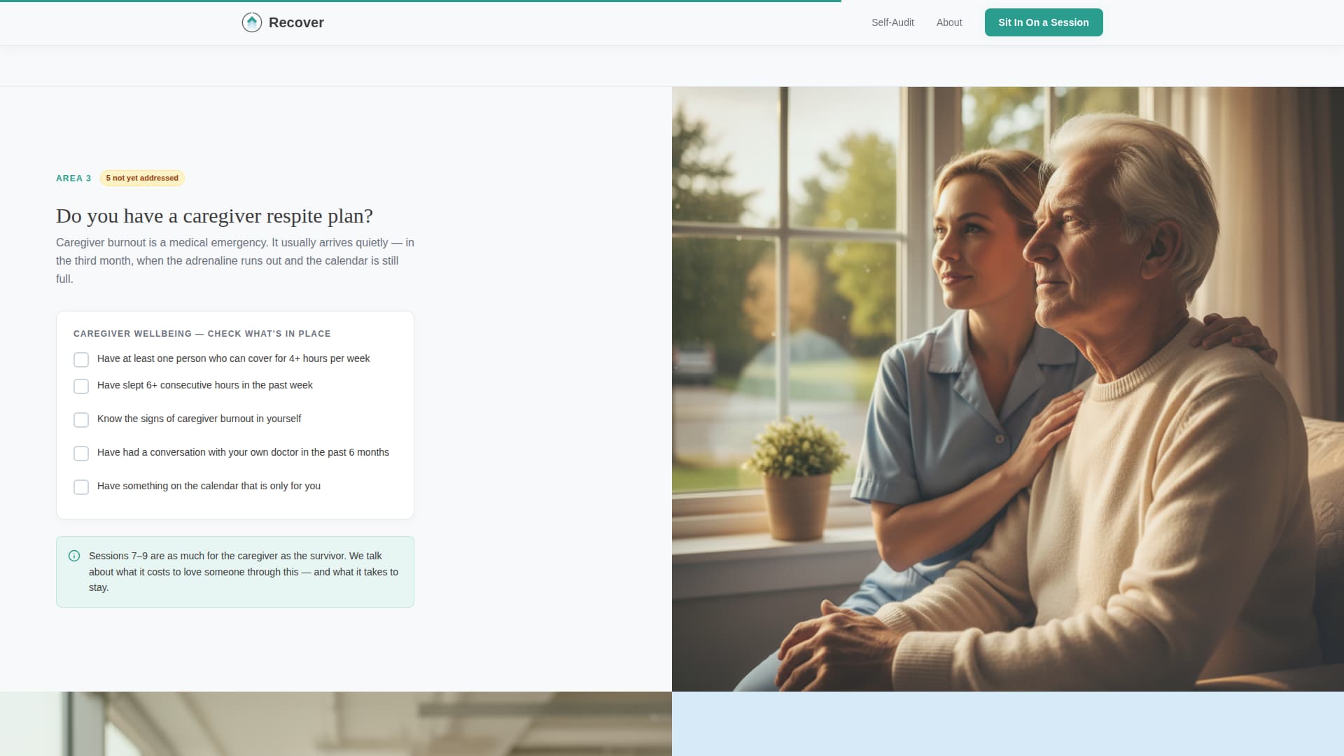 Stroke Recovery Care Professional Website Template