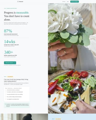 Stroke Recovery Care Professional Website Template
