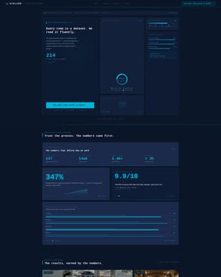 Atelier - Precision Interior Design Landing Page Template