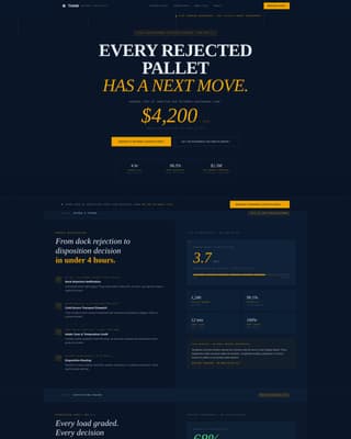 Thaw - Precision Perishables Landing Page Template