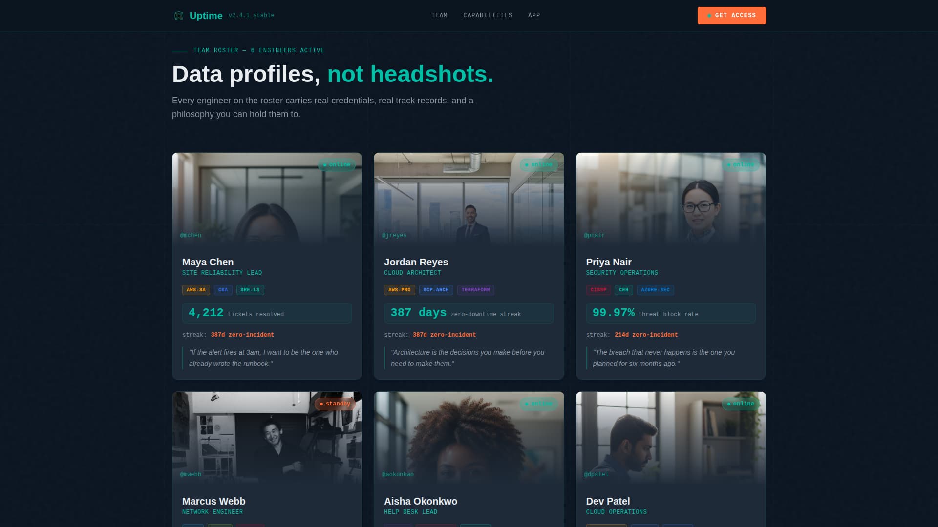 Sustain — Reliable IT Services Landing Page Template