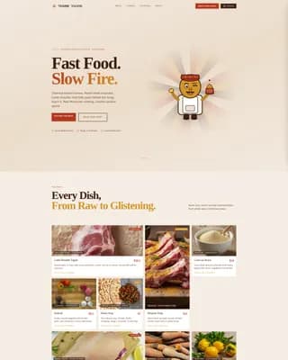 Tagine — Moroccan Restaurant Landing Page Template