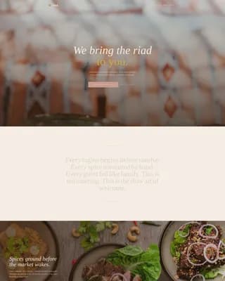 Souk — Food Truck Event Landing Page Template