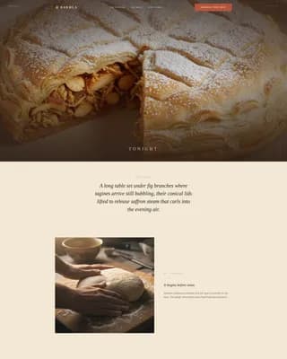 Dakhla — Supper Club Landing Page Template