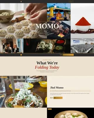 Nepalese Cuisine Professional Website Template
