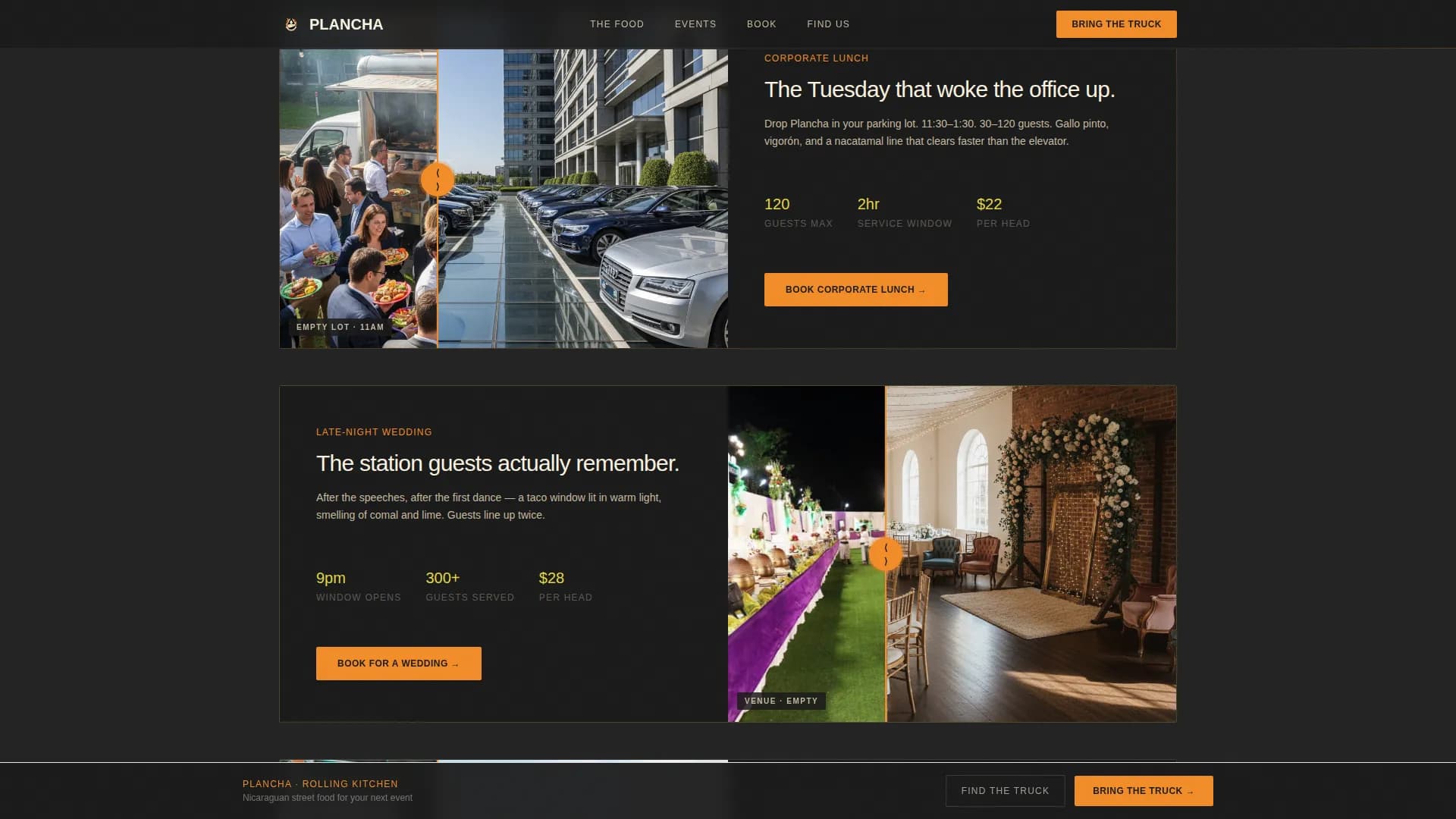 Tagine — Warm Artisan North African Restaurant Landing Page Template