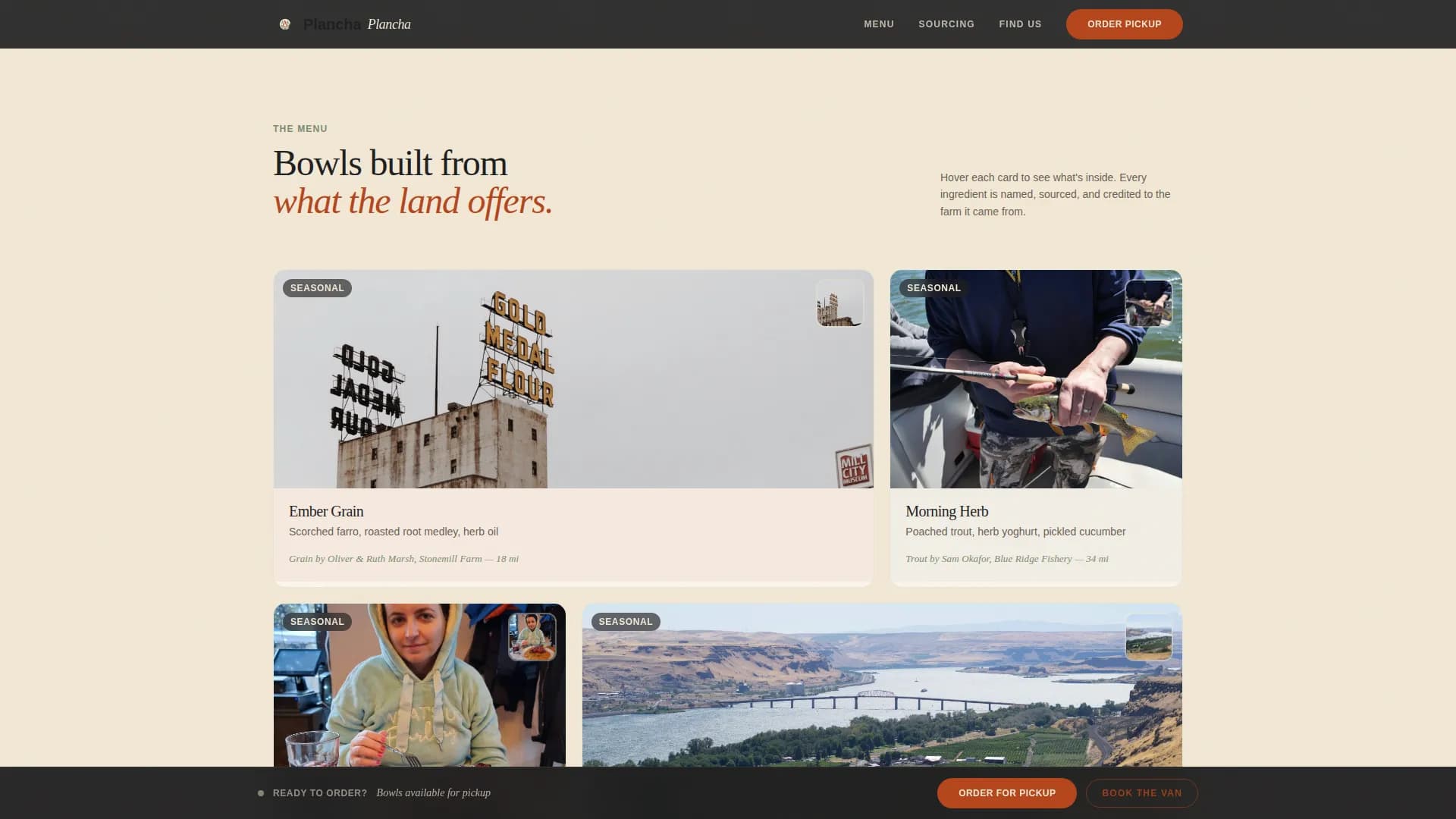 Ember — Artisan Food Truck Landing Page Template